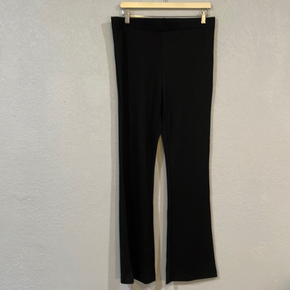 H&M Black Elastic Wide Leg Pants Size Large
